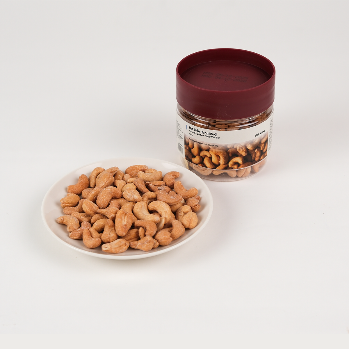 MUJI Hạt Điều Rang Muối - 180g