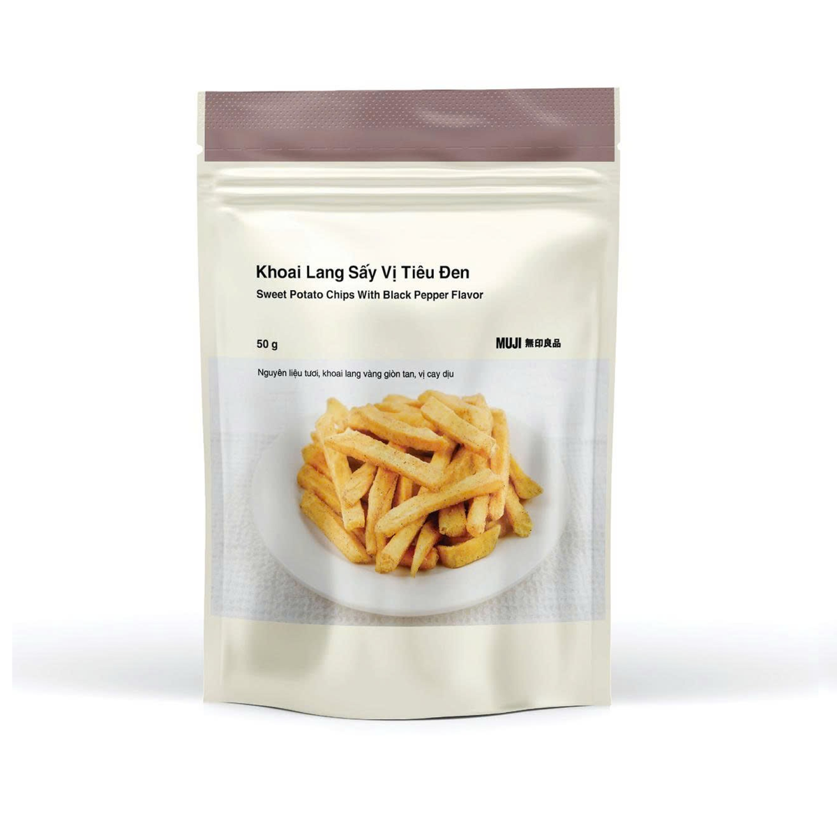 MUJI Khoai Lang Sấy Vị Tiêu Đen