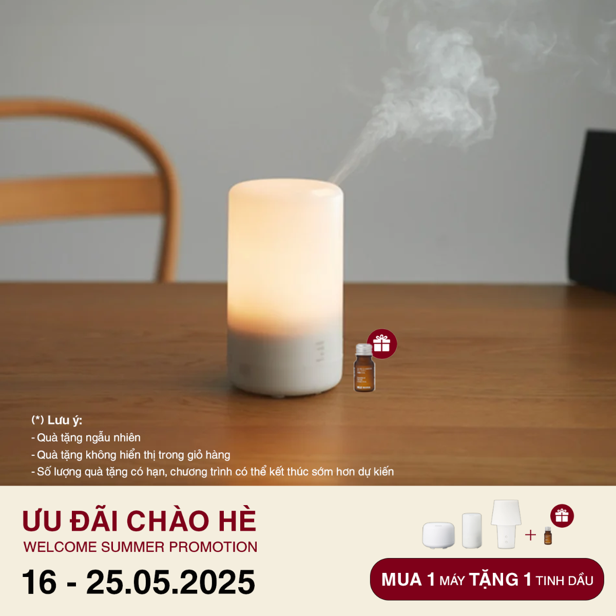 Máy Khuếch Tán Tinh Dầu