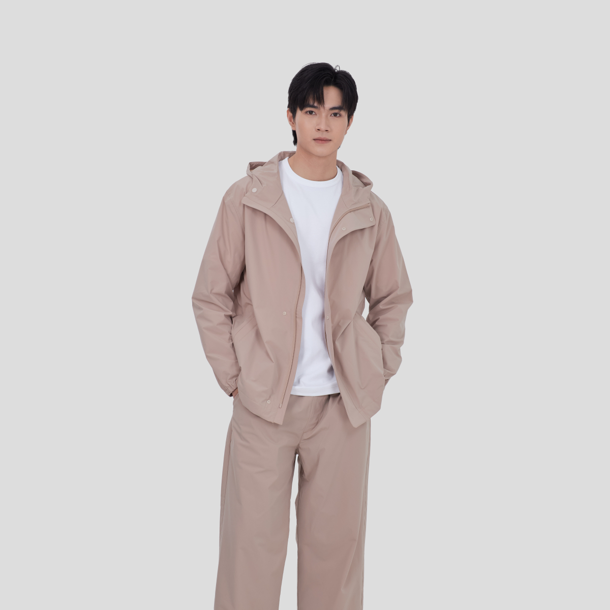 MUJI Áo Khoác Nam Chống Thấm Nước