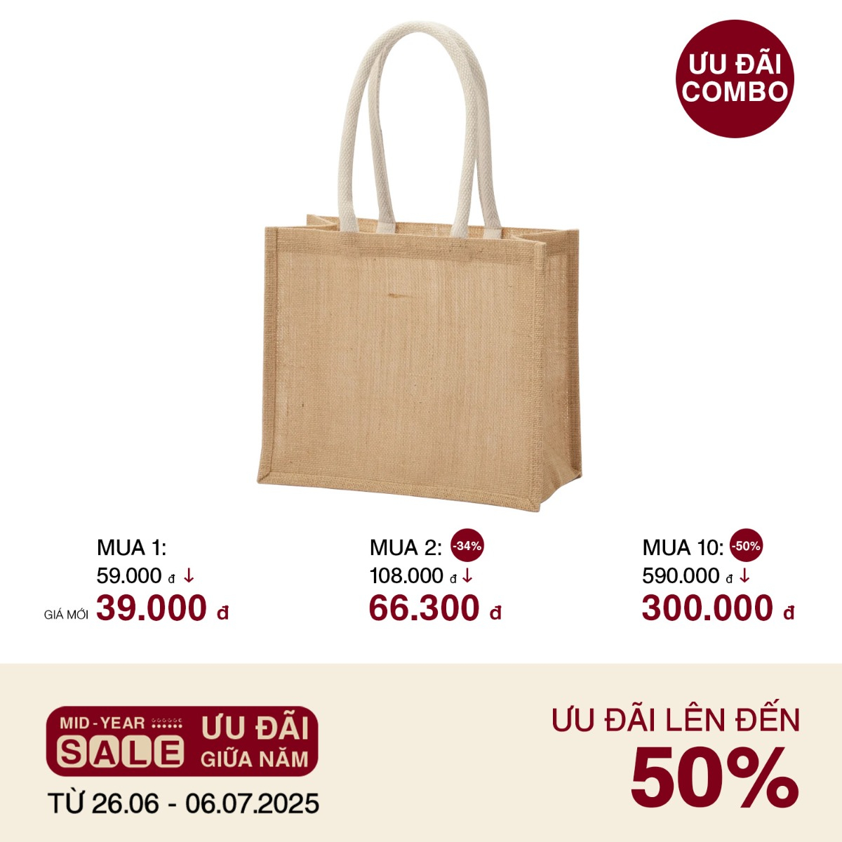 Jute My Bag B5