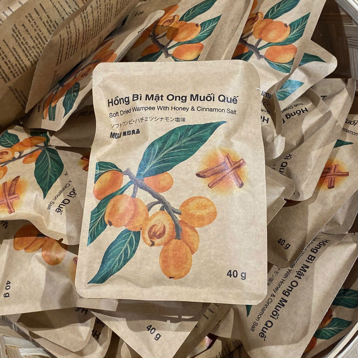 MUJI Hồng Bì Mật Ong Muối Quế