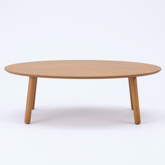 【海外限定】 Wooden Low Table Oval S ベッドフレーム