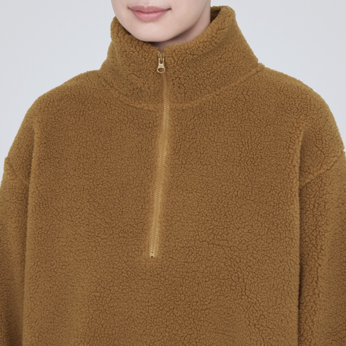 Boa fleece half-zip Pullover