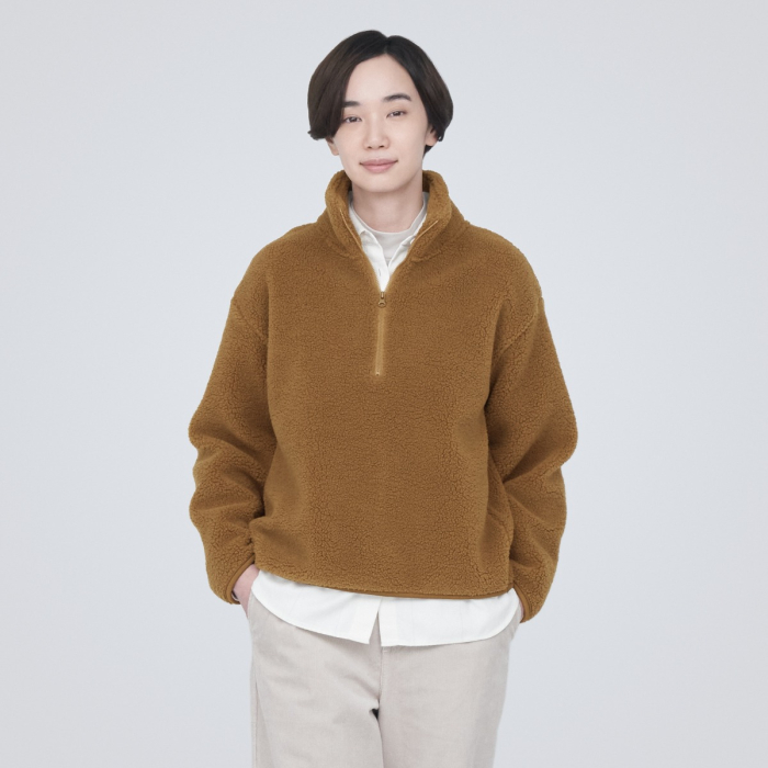 Boa fleece half-zip Pullover