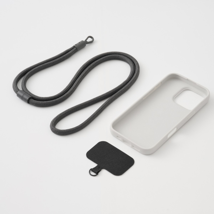 Custodia Per Cavo Con Supporto Smartphone &ndash; MUJI Polipropilene &ndash; Made In Japan