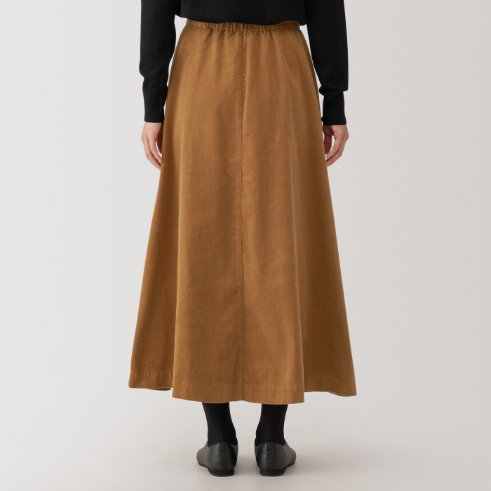 新品タグ付WIDE CORDUROY FLARE SKIRT 01 Women'S Kapok Blend Corduroy Flare Skirt