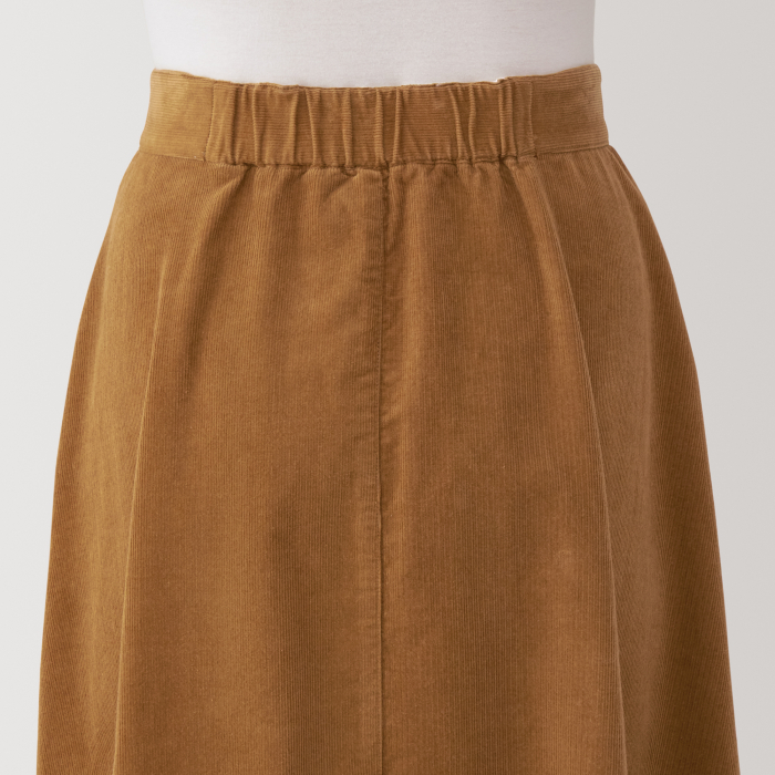 新品タグ付WIDE CORDUROY FLARE SKIRT 01 Women'S Kapok Blend Corduroy Flare Skirt
