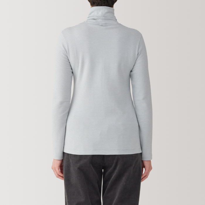 Women'S Brushed Ribbed Turtle Neck L/S T-Shirt