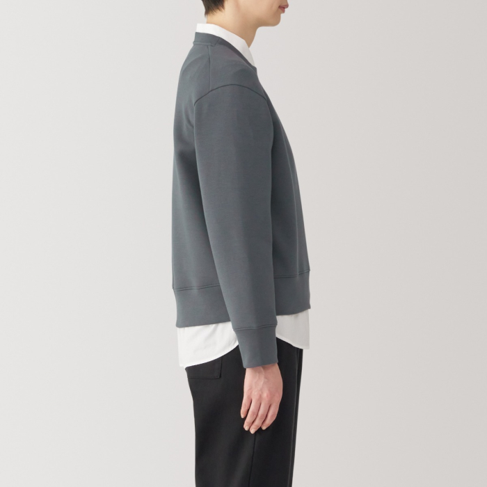 新品♦︎未使用 BANDEL BASIC CREW NECK KNIT Ⅳ(L) W's Double Knitted Crew Neck Sweatshirt MUJI