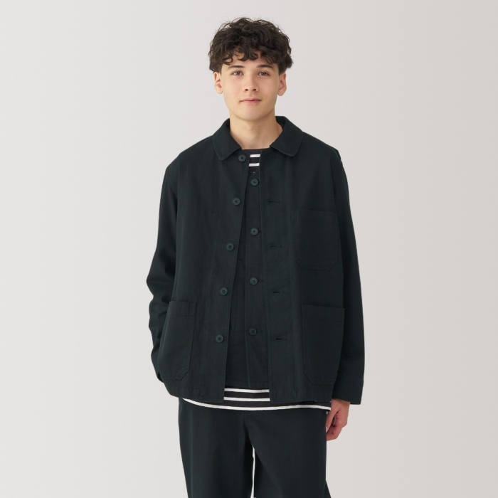 M's Kapok Blend Herringbone Coverall MUJI