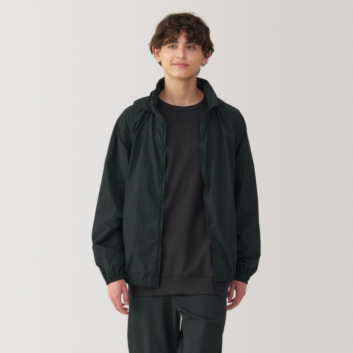 M's Water Repellent Pocketable Windbreaker MUJI