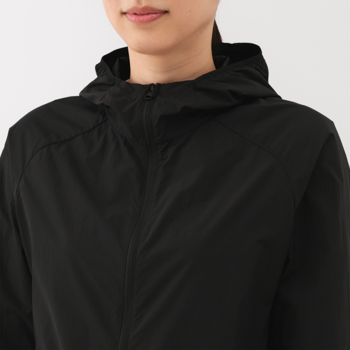 OVY Water repellent 上下セット　M ブラック　KAJA M's Water Repellent Pocketable Windbreaker MUJI
