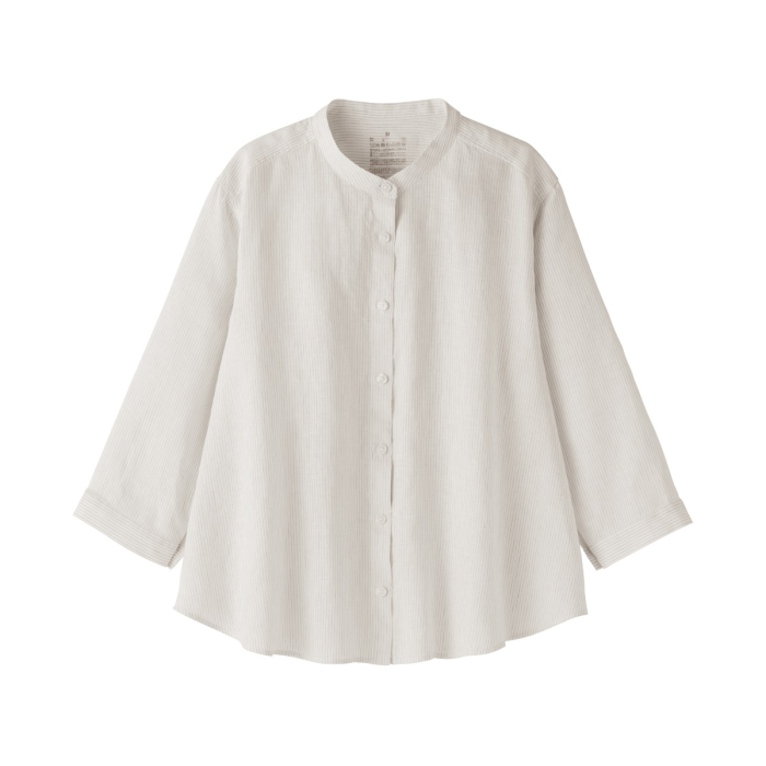 25AW Y's THIN COTTON TWILL FRINGE COLLAR BLOUSE YM-B84-003 サイズ2