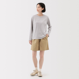 MUJI Quần Short Vải Broadcloth