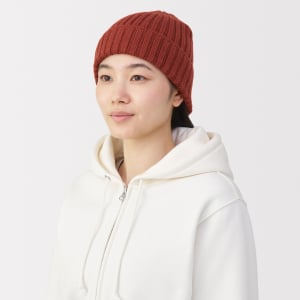 MUJI Mũ Len Merino Không Gây Ngứa