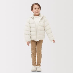 MUJI Áo Khoác Chần Bông Không Thấm Nước - Trẻ Em