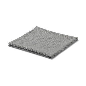 MUJI Khăn Ăn Cotton Ấn Độ - Ecru X Đen