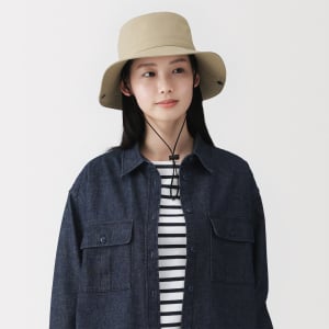 MUJI Uv Protection Water Repellent Sealing Taped Safari Hat