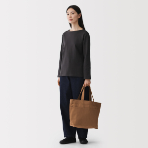 MUJI Canvas Wide Tote Bag