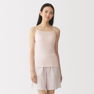 MUJI Áo Hai Dây Vải Lyocell Gân