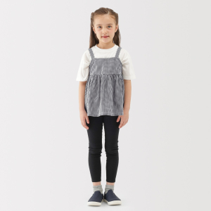 MUJI Áo Hai Dây Vải Cool Touch Seersucker - Trẻ Em