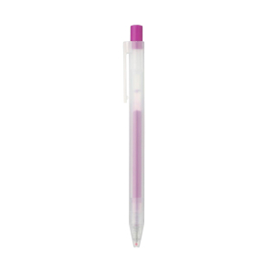 Bút Bi Bấm 0.5mm - Tím MUJI