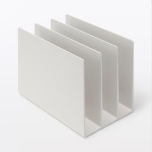 MUJI Vách Styrene Ngăn Hồ Sơ - S - Trắng Xám