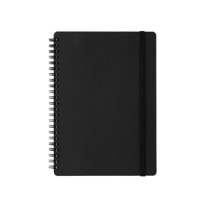 MUJI Sổ Lò Xo Kép Có Dây A5 82 Tờ 7mm - Kẻ Ngang