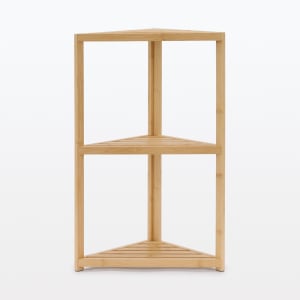Bamboo Corner Rack 3 Tiers