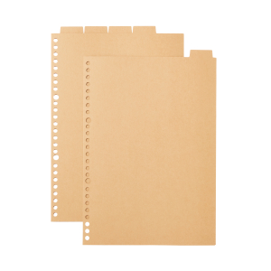 MUJI Phân Trang Giấy B5 - Be