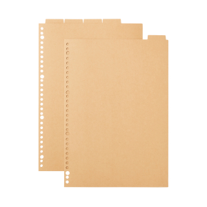 MUJI Phân Trang Giấy A4 - Be