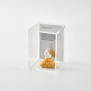 MUJI Hộp Đựng Mica Xếp Chồng S - Clear