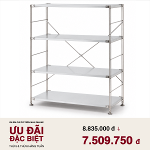 MUJI Kệ Thép Không Gỉ - Rộng - M