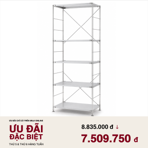 MUJI Kệ Thép Không Gỉ - L
