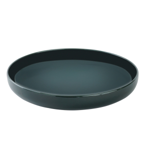 [A] Đĩa sứ xanh lá lòng sâu