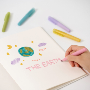 MUJI Bút Dạ Quang Compact - Hồng Anh Đào