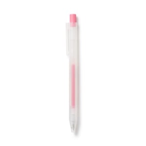 MUJI Bút Bi Bấm 0.3mm - Hồng