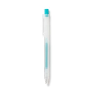 MUJI Bút Bi Bấm 0.3mm - Cyan