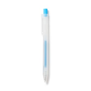 MUJI Bút Bi Bấm 0.3mm - Xanh Nhạt