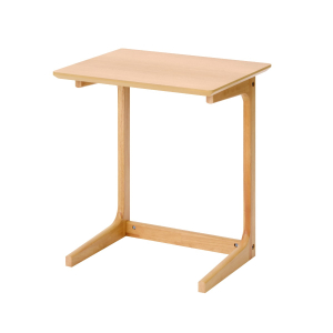 MUJI Bàn Phụ Gỗ Cao Su - Nâu Nhạt