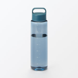 MUJI Bình Nước Có Chia Vạch Dễ Mang Theo - Xanh Dương