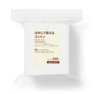 MUJI Bông Tẩy Trang 4 Lớp