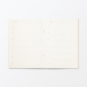 MUJI Notebook Weekly - A6