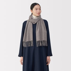 MUJI Khăn Choàng Len Mềm
