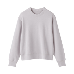 MUJI Áo Sweatshirt Nữ Vải French Terry