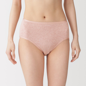 MUJI Quần Lót Cạp Cao Cotton