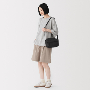 MUJI Túi Đeo Vai Polyester Tái Chế Có Túi Sau