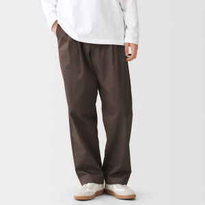 MUJI Quần Chino Nam Ống Rộng