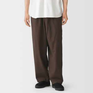 MUJI Quần Nam Vải Kapok Lưng Thun